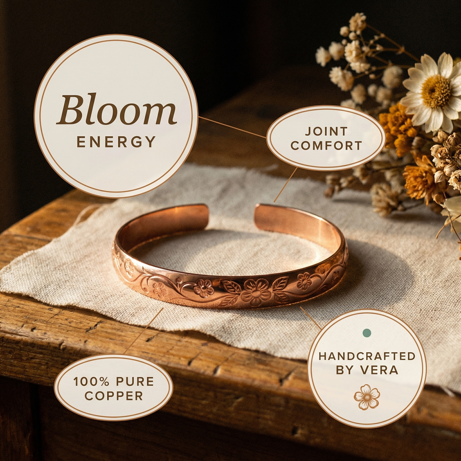 Pulsera de Cobre Bloom