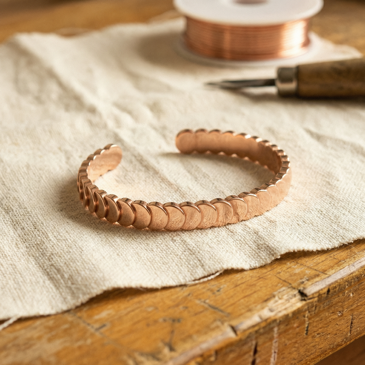 Pulsera de Cobre Tide