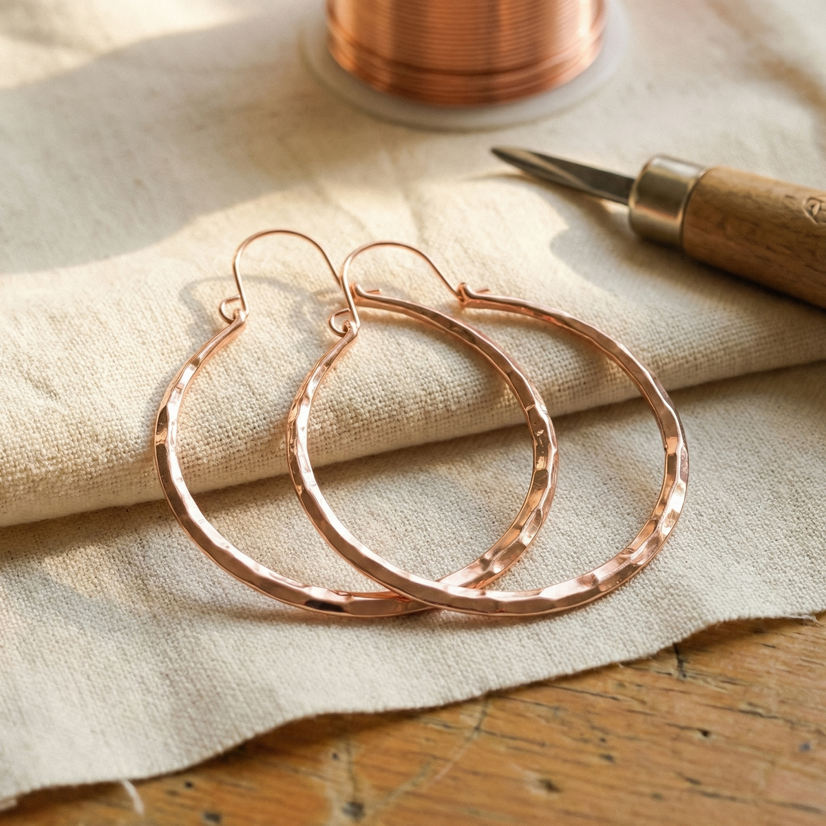 Aretes de Cobre Willow