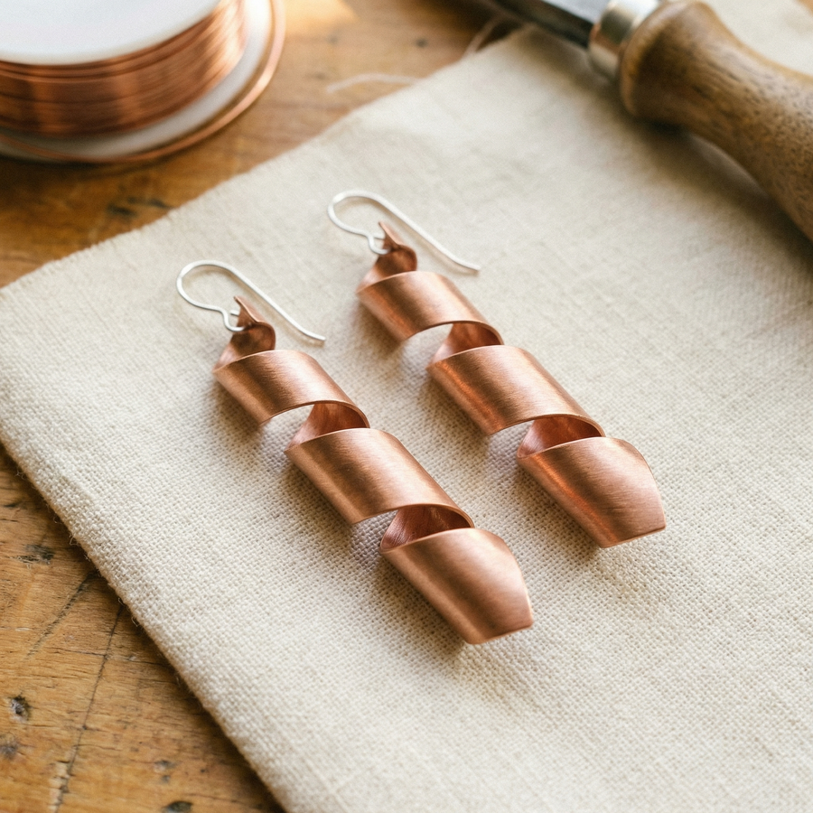 Aretes de Cobre Dusk