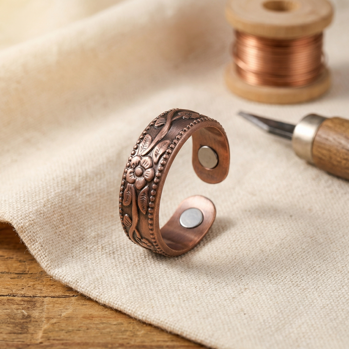 Anillo de Cobre Petal