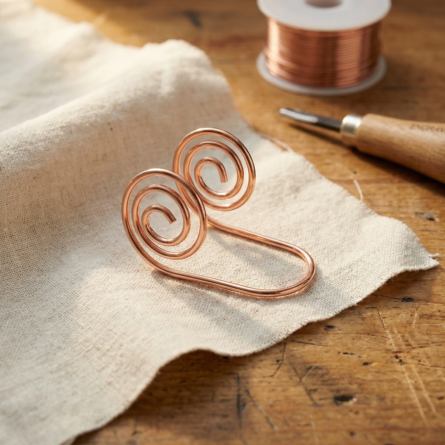Espiral de Mano de Cobre Flow