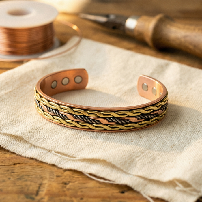 Pulsera de Cobre Weave