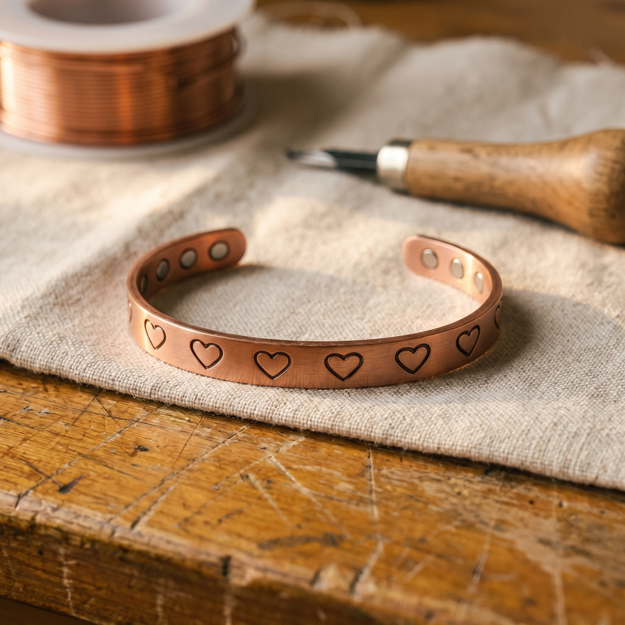 Pulsera de Cobre Hearth