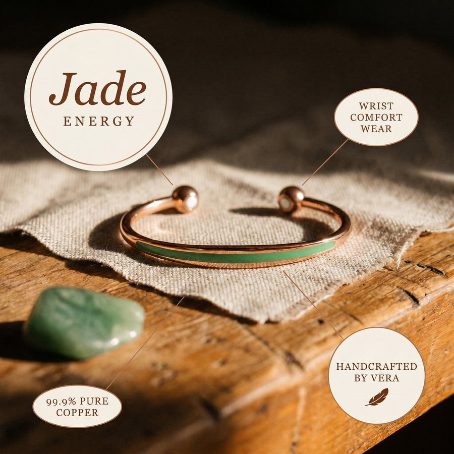 Pulsera de Cobre Jade