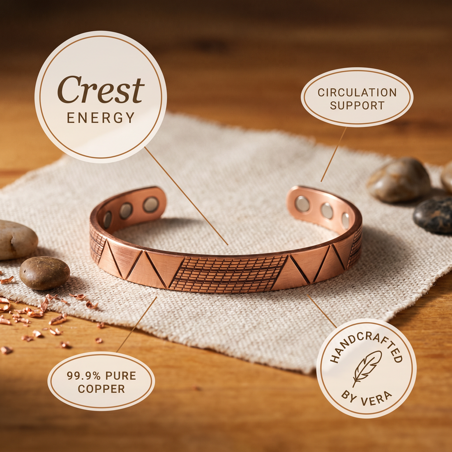 Pulsera de Cobre Crest