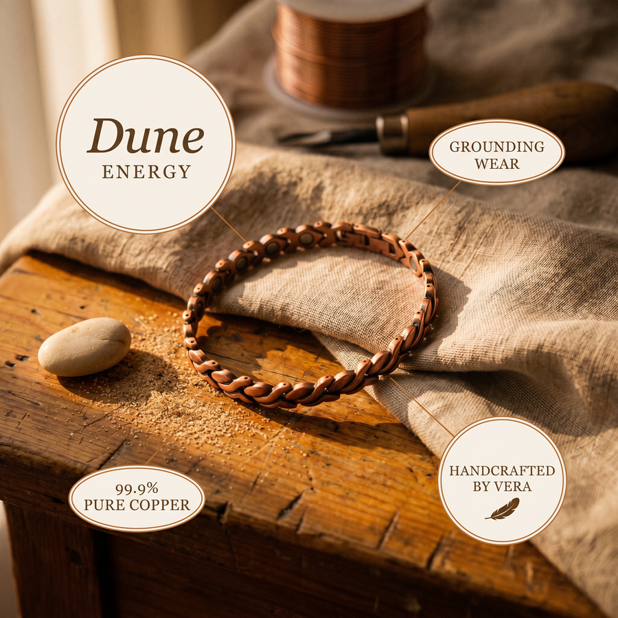 Tobillera de Cobre Dune