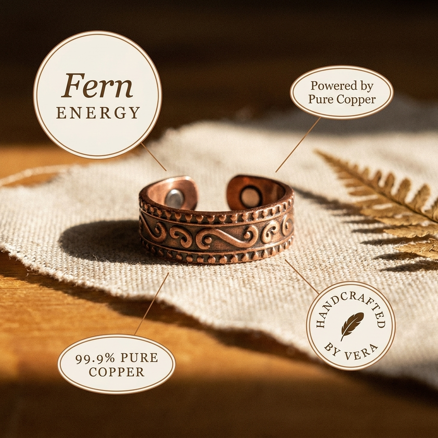Anillo de Cobre Fern