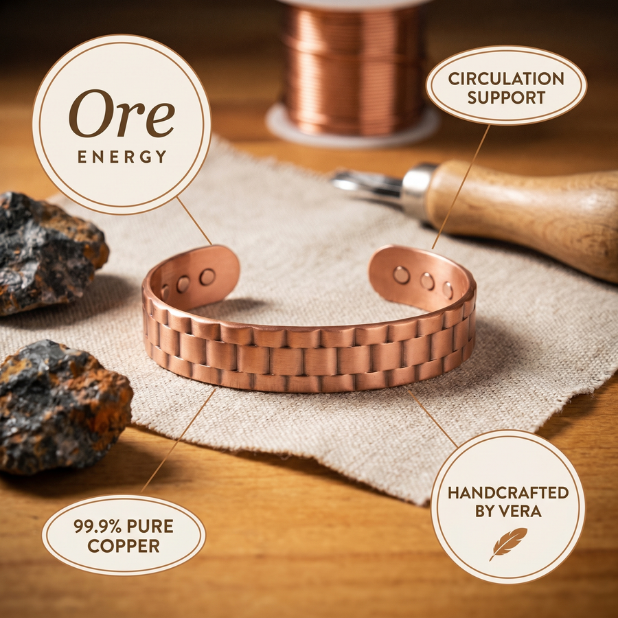 Pulsera de Cobre para Hombre Ore