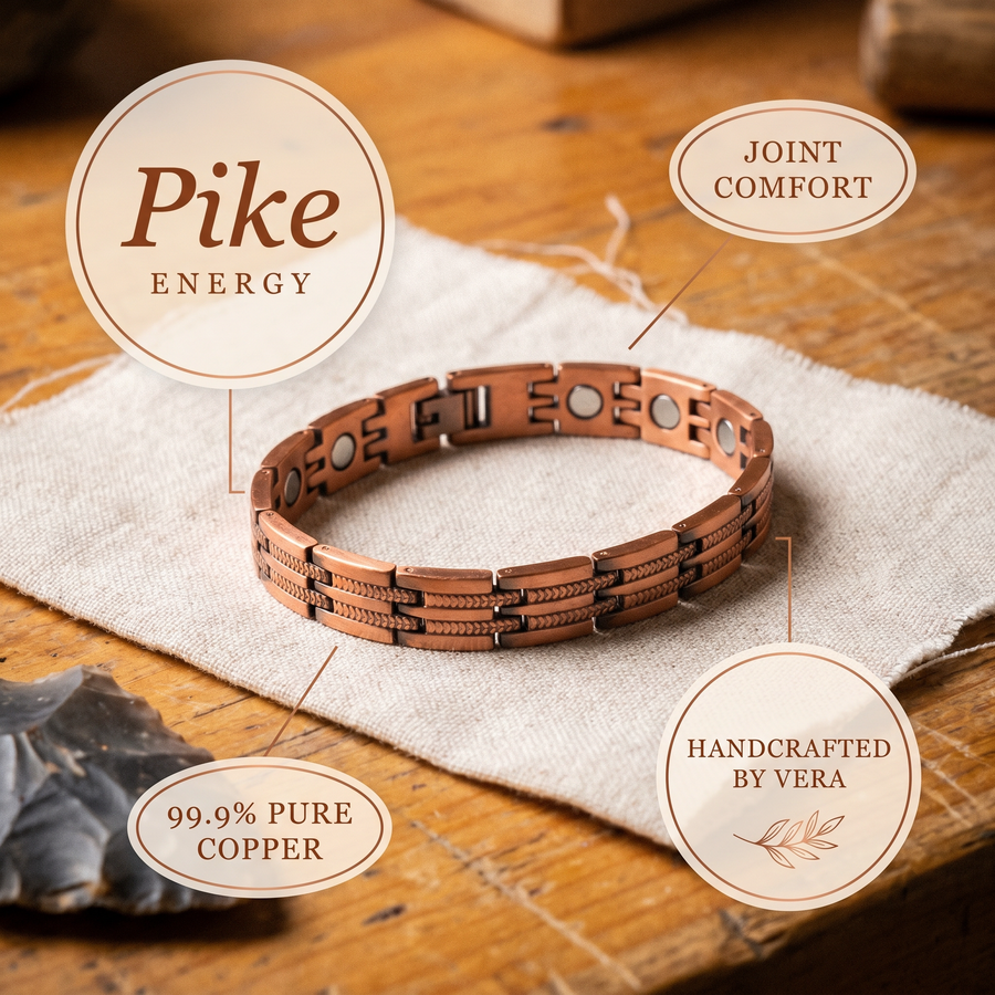 Pulsera de Cobre para Hombre Pike