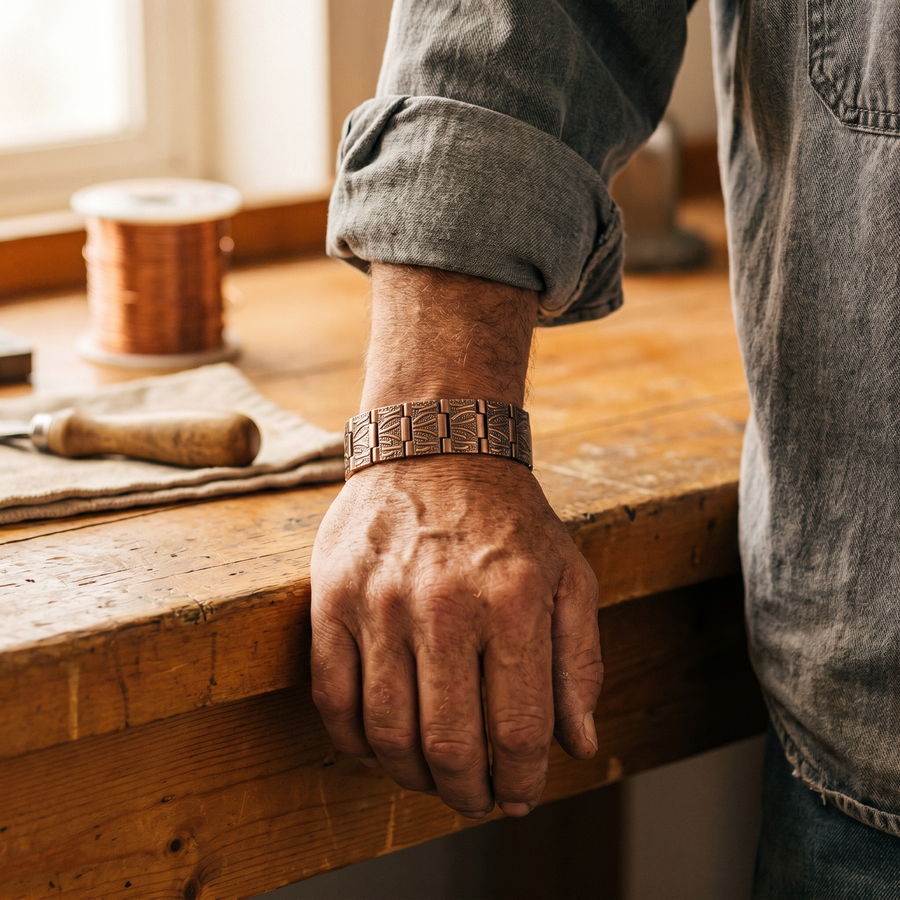 Pulsera de Cobre para Hombre Grit