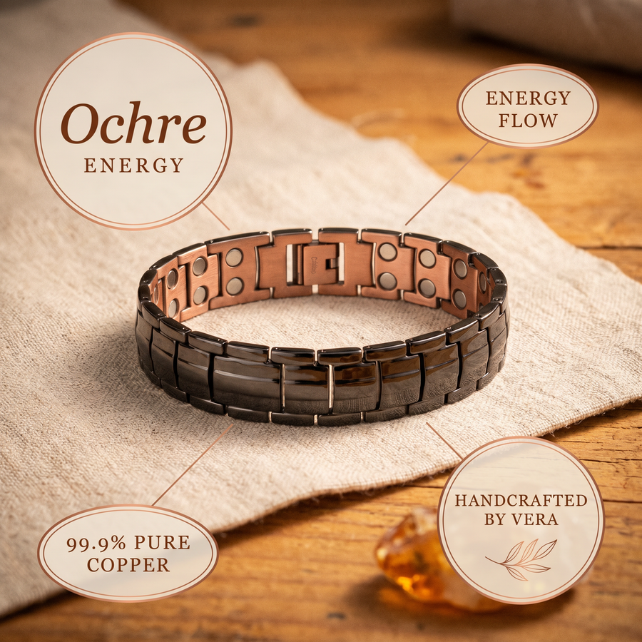 Pulsera de Cobre para Hombre Ochre