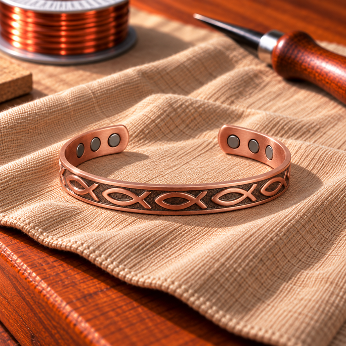 Pulsera Magnética Pez Ichthus