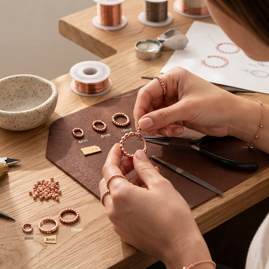 Aretes de Cobre Smal
