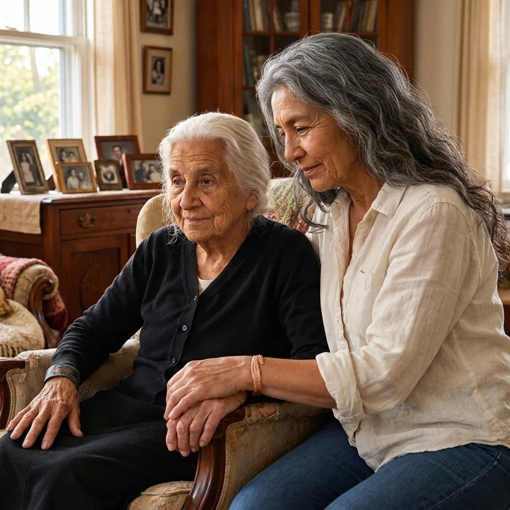 Mi madre vivió hasta los 96 años. Llevaba cobre todos los días.