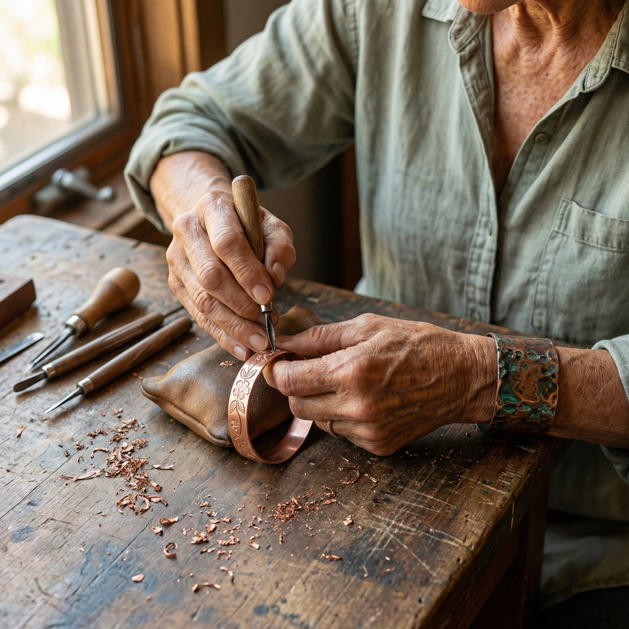 Pulsera de Cobre Bloom