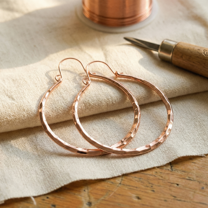 Aretes de Cobre Willow