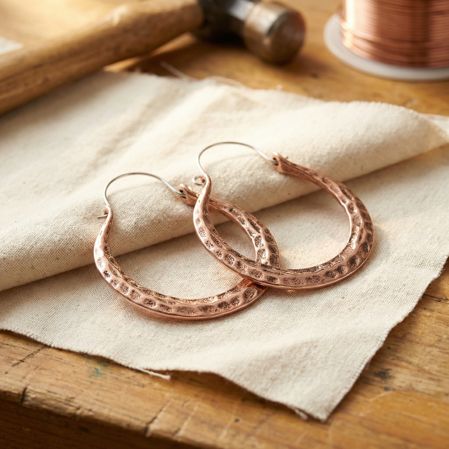Aretes de Cobre Ember