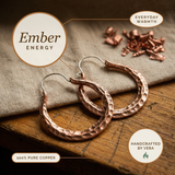 Aretes de Cobre Ember