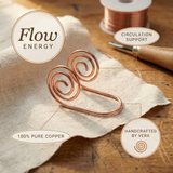 Espiral de Mano de Cobre Flow
