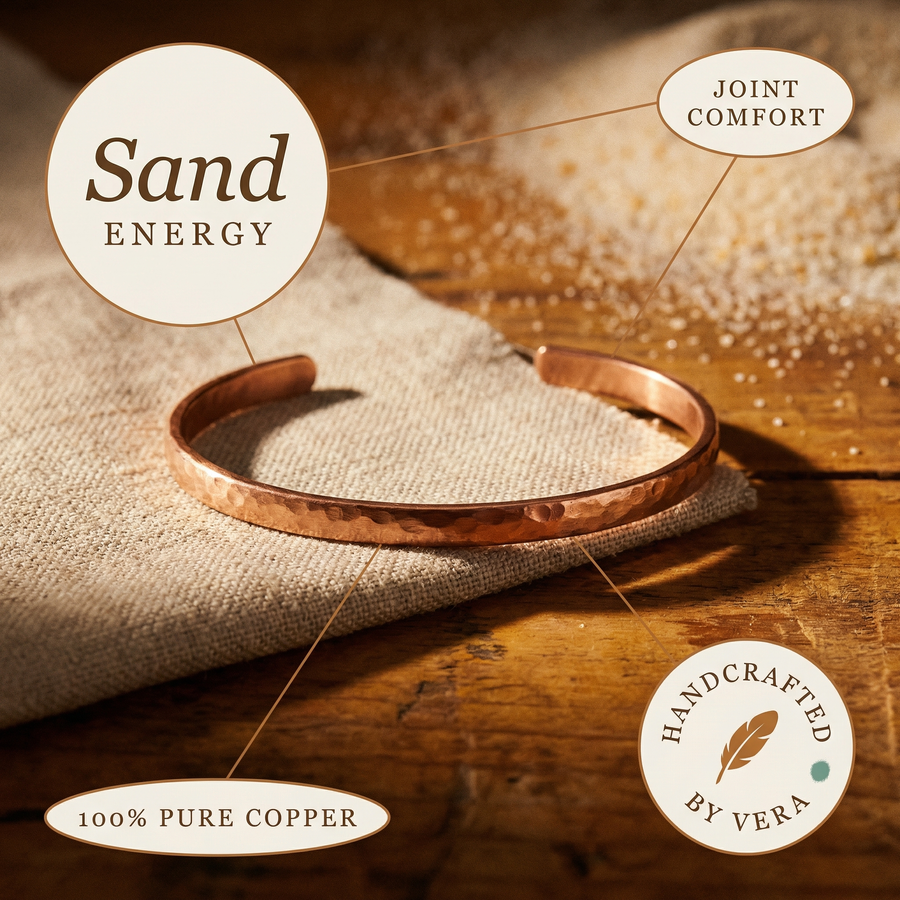 Tobillera de Cobre Sand