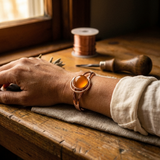 Pulsera de Cobre Sphere Orange
