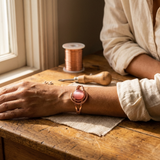 Pulsera de Cobre Sphere Pink