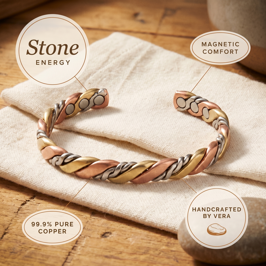Pulsera de Cobre Stone