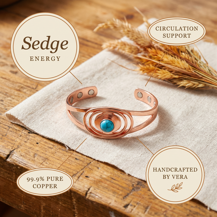Pulsera de Cobre Sedge