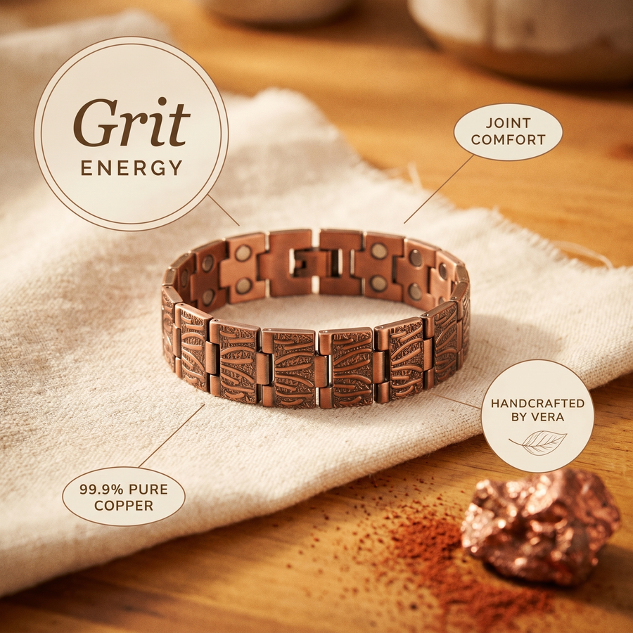 Pulsera de Cobre para Hombre Grit