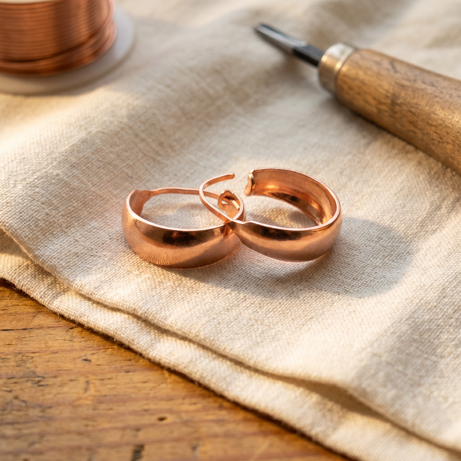 Aretes de Cobre Dell
