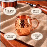 Botella Elegante de Cobre 900 ml