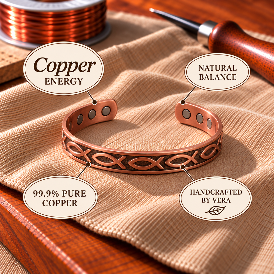 Pulsera Magnética Pez Ichthus