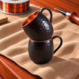 Tazas Moscow Mule de Cobre Negras