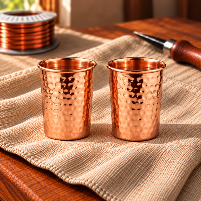 Set de Vasos de Cobre