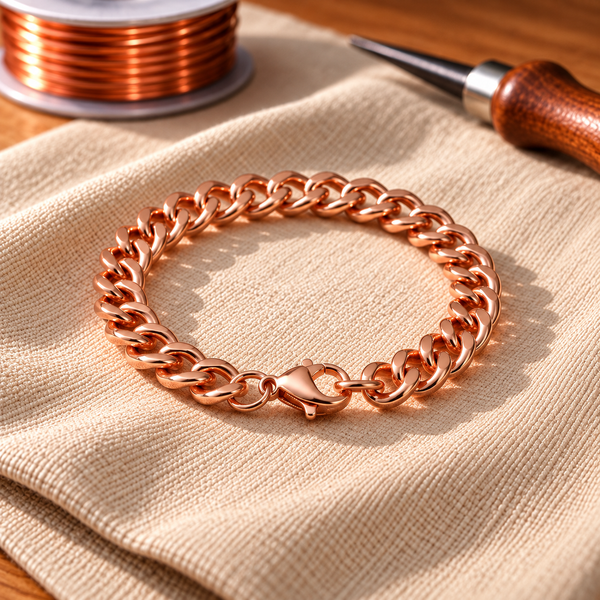 Pulsera Cuffo de Cobre Puro